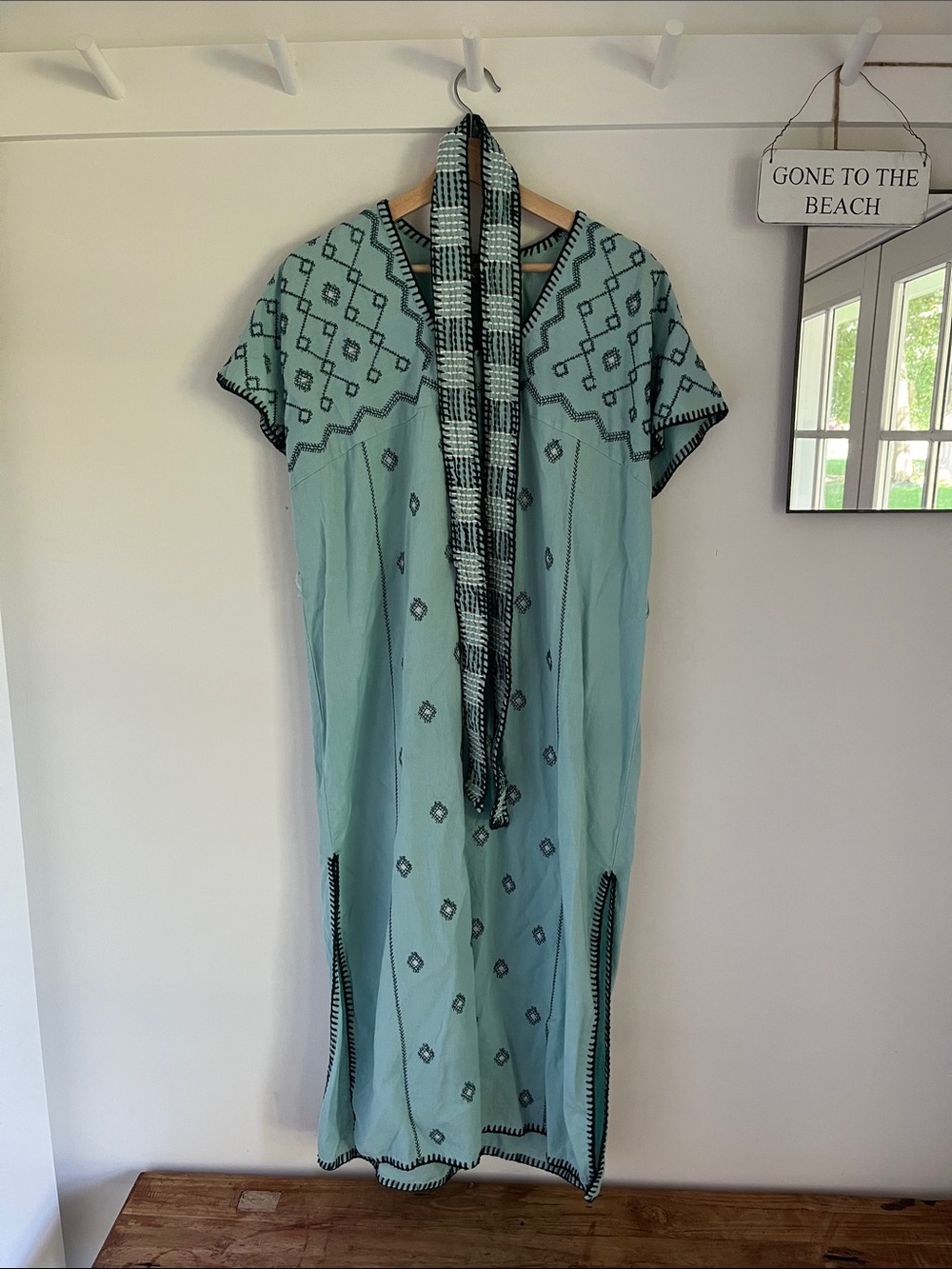 Zara Mexican style huipil midi dress. XS. Pippa holt style kaftan